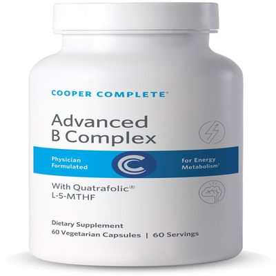 Advanced B Complex. 60 Vegetarian Capsules. Pack of 1. 60 Servings