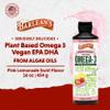 Barlean's Pink Lemonade Vegan Omega 3 Supplement, Liquid Algae Oil with 630 mg EPA & DHA, Plant Based Omegas from Algal Oil, Non-GMO & Gluten Free, 16 oz view 2