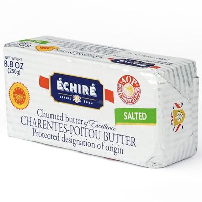 French Churned Salted AOC Butter Bar - 8.8 oz / 250 g (Pack of 2)