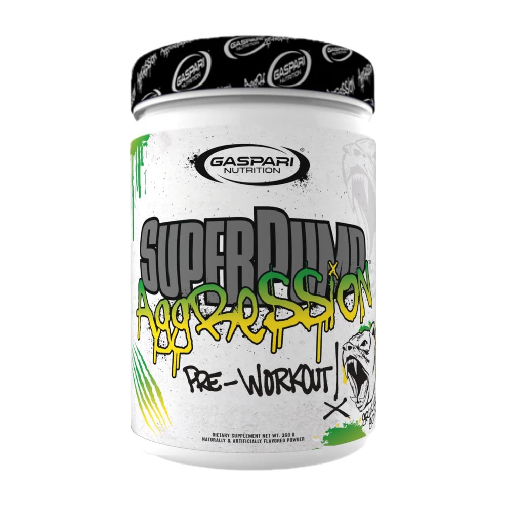 Gaspari Nutrition SuperPump Aggression Pre-Workout: Energy, Focus, Endurance and Recovery, with Creatine and Caffeine (25 Servings, Grizzly Gummy)