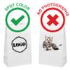 Flexicore Packaging White Kraft Custom Printed Paper Bags (16"x6"x12", 100) view 3