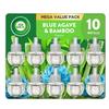 Air Wick Plug in Scented Oil Refill, 10ct, Blue Agave and Bamboo, Air Freshener, Essential Oils view 1