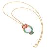 Reading Pendant Magnifying Glass, 10x Cute Owl Pattern Necklace Magnifying Glass MagnifiersVisual Impairment Aids view 1