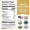 Organic White Popcorn Kernels Unpopped 3 lb - Healthy, Non-GMO, Gluten-Free, Pesticide-Free, Chemical-Free, Glyphosate-Free, Grown in Regenerative Soil in Wisconsin USA by Doudlah Farms view 2