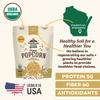 Organic Yellow Popcorn Kernels Unpopped 3 lb - Healthy, Non-GMO, Gluten-Free, Pesticide-Free, Chemical-Free, Glyphosate-Free, Grown in Regenerative Soil in Wisconsin USA by Doudlah Farms view 4