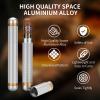 hancigar Cigar Tube Silver Air Tight Travel Cigar Humidor Case (Silvery) Gifts for Men view 2