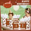 16 Pcs Sports Party Gift Bags with Tissue Paper Baseball Football Soccer Basketball Gift Goodie Favor Bags with Handle for Baseball Theme Party Girls Boys Birthday Decoration (Dark Brown, Football) view 4
