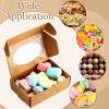 Yexiya 60 Pcs Homemade Soap Boxes 3.55 x 2.4 x 1.2 Inch Kraft Soap Box with Window Mini Gift Packaging Supplies for Homemade Bakery Candy Cookies Party Favor(Kraft Color) view 3