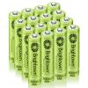 Brightown Rechargeable AAA Batteries, 600mAh NiMH Precharged Triple A Solar Batteries for Solar Lights and Household Devices view 1