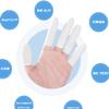 Zxfuture (Approx Between 332-342 PCS) Disposable Latex Finger Cots Anti Static Rubber Fingertips Protective, Disposable Medium Finger Gloves Finger Covers Finger Protectors Fingertips Protector view 2