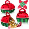 TaoBary 36 Pieces Watermelon Party Favors Boxes Melon Candy Treat Bags 3D Mini Goodie Gift Boxes for Summer Themed Birthday Baby Shower One in a Melon Party Decorations Supplies view 1