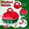 TaoBary 36 Pieces Watermelon Party Favors Boxes Melon Candy Treat Bags 3D Mini Goodie Gift Boxes for Summer Themed Birthday Baby Shower One in a Melon Party Decorations Supplies view 3