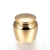 SHEIL Stainless Steel Funeral Urns for Human Ashes Engravable Keepsake Urns with Storage Box - Memorial Ash Keepsake view 1