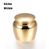SHEIL Stainless Steel Funeral Urns for Human Ashes Engravable Keepsake Urns with Storage Box - Memorial Ash Keepsake view 2