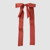 50 Burgundy 10" Pre Tied Satin Ribbon Bows with Metallic Gold Trim - Gift Wrapping DIY Wedding Birthday Favor Decorations view 1