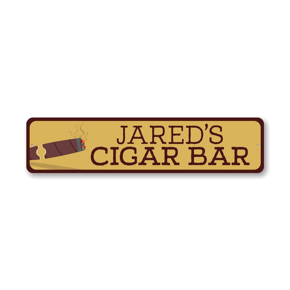 Custom Cigar Bar Sign - 9 x 36