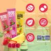 BOB SNAIL Healthy Fruit Snacks for Kids and Adults  30 Fruit Leather Snacks with Apple, Banana, Strawberry  Vegan Low-Carb Variety Pack Strips for Kids  Sugar Free Jerky Bars view 3