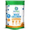BioTrust Collagen Powder with Turmeric  5 Types (I, II, III, V, X)  Turmeric Collagen Powder for Women & Men  Hydrolyzed Protein  Grass Fed Beef, Fish, Chicken, Eggshell Membrane (Golden Milk) view 1