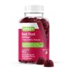 Viteey Beet Root Gummies 4000mg with Tart Cherry - for Healthy Blood Pressure Support - Vegan, Gelatin Free, Gluten Free - Tasty Chewable Berry Beet Flavored Gummy view 1