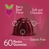 Viteey Beet Root Gummies 4000mg with Tart Cherry - for Healthy Blood Pressure Support - Vegan, Gelatin Free, Gluten Free - Tasty Chewable Berry Beet Flavored Gummy view 3