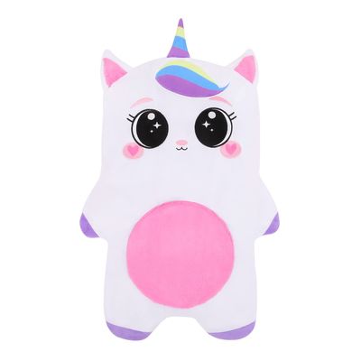 PEACE PETS Weighted Lap Pad Animal for Kids - 5 lbs or Custom Weight up to 20lbs - 23.5x16in - Washable Weighted Lap Blanket for Kids Adults School Sleep Pal Unicorn - Empty