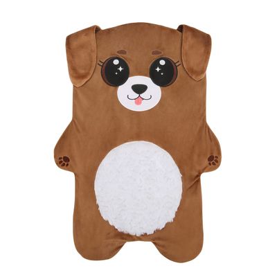 PEACE PETS Weighted Lap Pad Animal for Kids - 5 lbs or Custom Weight up to 20lbs - 23.5x16in - Washable Weighted Lap Blanket for Kids Adults School Sleep Pal Dog - Empty