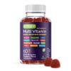 Viteey Womens Multivitamin Gummies - Immune Support - 12 in 1 Essential Vitamins & Minerals - Vitamin A, C, D3, E, B6, B12, Folic Acid, Biotin, Calcium, Zinc & More - Vegetarian - Raspberry Flavored view 1