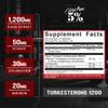5% Nutrition Turkesterone 1200mg | Max Purity & Absorption | Complexed with Astragin, Cyclodextrin & Naringin | 90 Capsules (1 Month Supply) view 3
