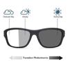 outdoor Transition Photochromic Bifocal Reading Glasses Men Safety Sports Square Fashion cycling driving Sunglasses Readers (black, 1.5, multiplier_x) view 3