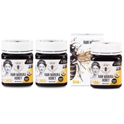 1839 Triple Churned Manuka Honey, Well Well Wellness, 3 Pack