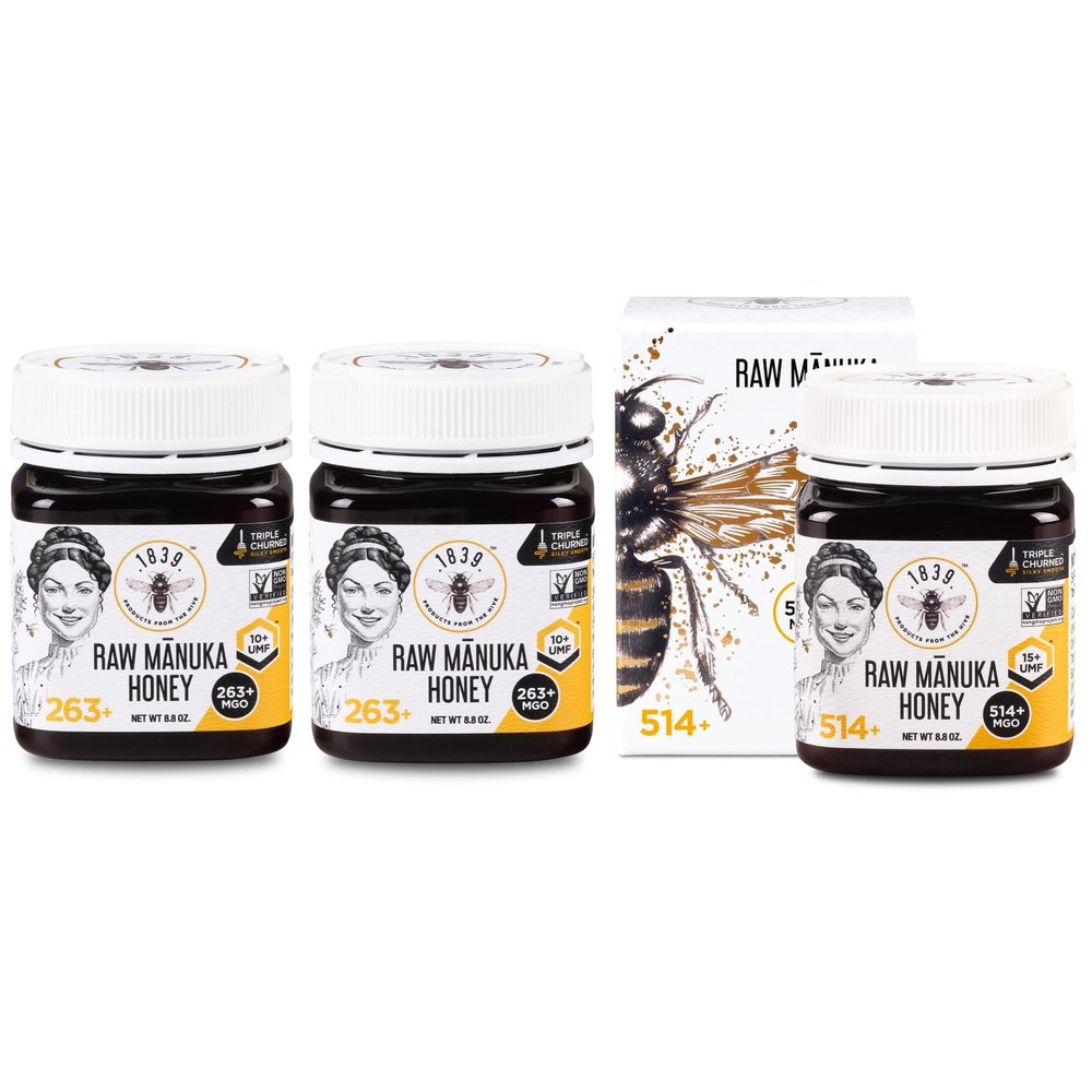 1839 Triple Churned Manuka Honey, Well Well Wellness, 3 Pack
