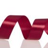 YASEO 1 Inch Dark Red Solid Satin Ribbon, 50 Yards Craft Fabric Ribbon for Gift Wrapping Floral Bouquets Wedding Party Decoration view 4