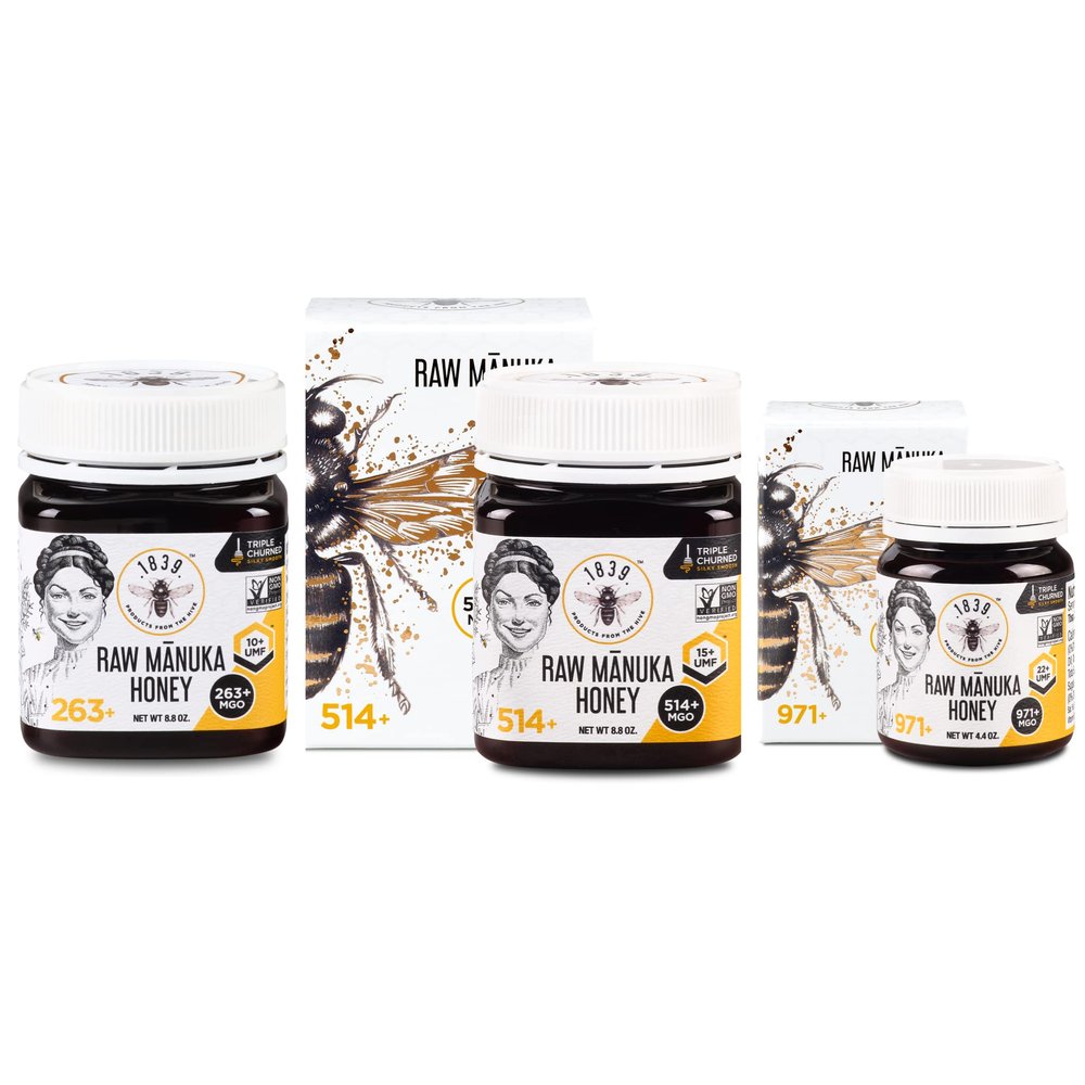 1839 Triple Churned Manuka Honey, Ultimate Superfood, 3 Pack