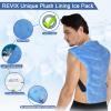 REVIX Large Ice Pack for Shoulder and Back Injuries and XL Shoulder Ice Pack for Rotator Cuff view 4