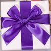 YASEO 1 1/2 Inch Purple Solid Satin Ribbon, 50 Yards Craft Fabric Ribbon for Gift Wrapping Floral Bouquets Wedding Party Decoration view 2