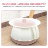 Operitacx Portable Potty Urinal with Lid 8.18 Inch Plastic Chamber Pot for Adults Kids Elderly Women Men Convenient Spill-Proof Bedside Pot view 2