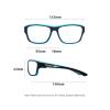 outdoor Transition Photochromic Bifocal Reading Glasses Men Safety Sports Square Fashion cycling driving Sunglasses Readers (blue, 2.75, multiplier_x) view 4