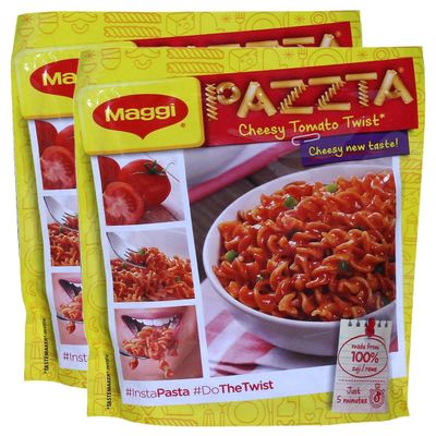 METREY Maggi Pazzta Cheesy Tomato Twist, 64g (Pack of 2) Promo Pack