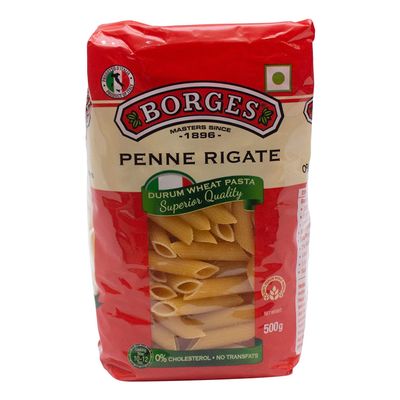 METREY Penne Rigate Durum Wheat Pasta, 500g