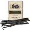 10 Organic Madagascar Whole Vanilla Beans, Grade A Pods, Premium Vanilla Beans for Making Extract & Baking - Cooks view 1