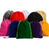 Petunny 30Pcs Velvet Drawstring Bags,3.15"x3.93" Velvet Gift Pouches Jewelry Pouches Favors Storage Bags Velveteen Sack Candy Gift Bag for Christmas Party Wedding(Mixed Color) view 1