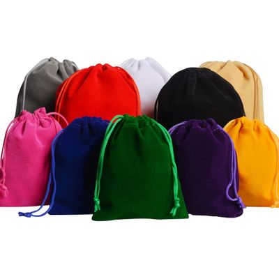 Petunny 30Pcs Small Velvet Drawstrings Bags,2.75"x 3.54" Velvet Jewellery Drawstring Bag Gift Pouches for Wedding Tarot Rune Bag Small Candy Gift Bag for Christmas Halloween Thanksgiving(Mixed Color)