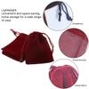 Petunny 30Pcs Small Velvet Drawstrings Bags,2.75"x 3.54" Velvet Jewellery Drawstring Bag Gift Pouches for Wedding Tarot Rune Bag Small Candy Gift Bag for Christmas Halloween Thanksgiving(Mixed Color) view 2