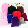 Petunny 30Pcs Small Velvet Drawstrings Bags,2.75"x 3.54" Velvet Jewellery Drawstring Bag Gift Pouches for Wedding Tarot Rune Bag Small Candy Gift Bag for Christmas Halloween Thanksgiving(Mixed Color) view 4