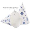 AVLA 400 Pack Snow Cone Cups, 3.7 OZ LeakProof Paper Cone Water Cups for Slush, Shaved Ice, Ice Cream, Sorbet, Water, Disposable Craft Funnels for Oil, Small Dispenser Cup, Protein Powder Drinks view 3