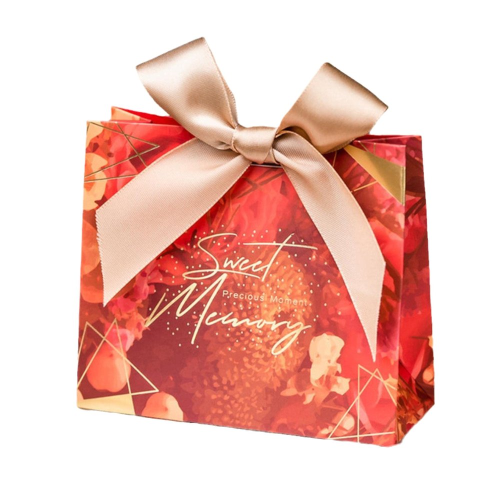 Packaging Gift Box Kraft Paper Bag Candy Boxes Flower Bags Thank You Wedding Cookie Birthday Party DecorationSize:11.5x4.5x10cm