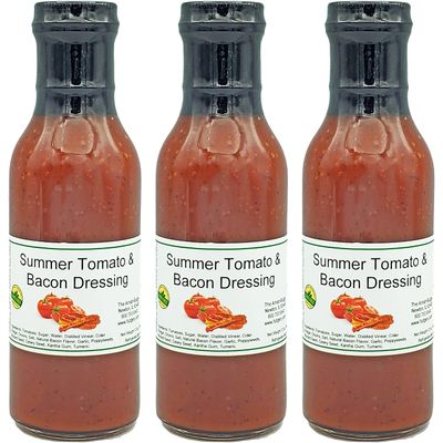 Amish Made Dressings (3 Jars) (Summer Tomato & Bacon Dressing)