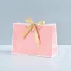 10pcs Paper Bag for Gift with Ribbon Shopping Clothing Store Craft Paper Bag Shipping Package view 4
