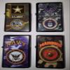 (4 Pack) Windproof Lighters Honoring Army Navy Air Force Marines view 1