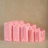 10pcs Pink Horizontal Vertical 1 Pcs Kraft Paper Portable Gift Bags Party Wedding Supplies Wrapping Gift Take Out Packing Paper Bags view 4